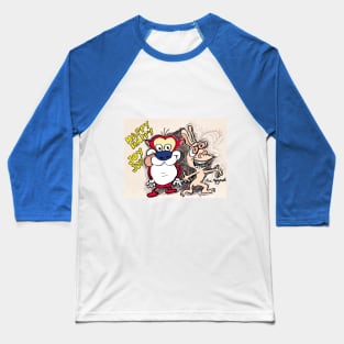 Ren and Stimpy Happy Happy Joy Joy Baseball T-Shirt